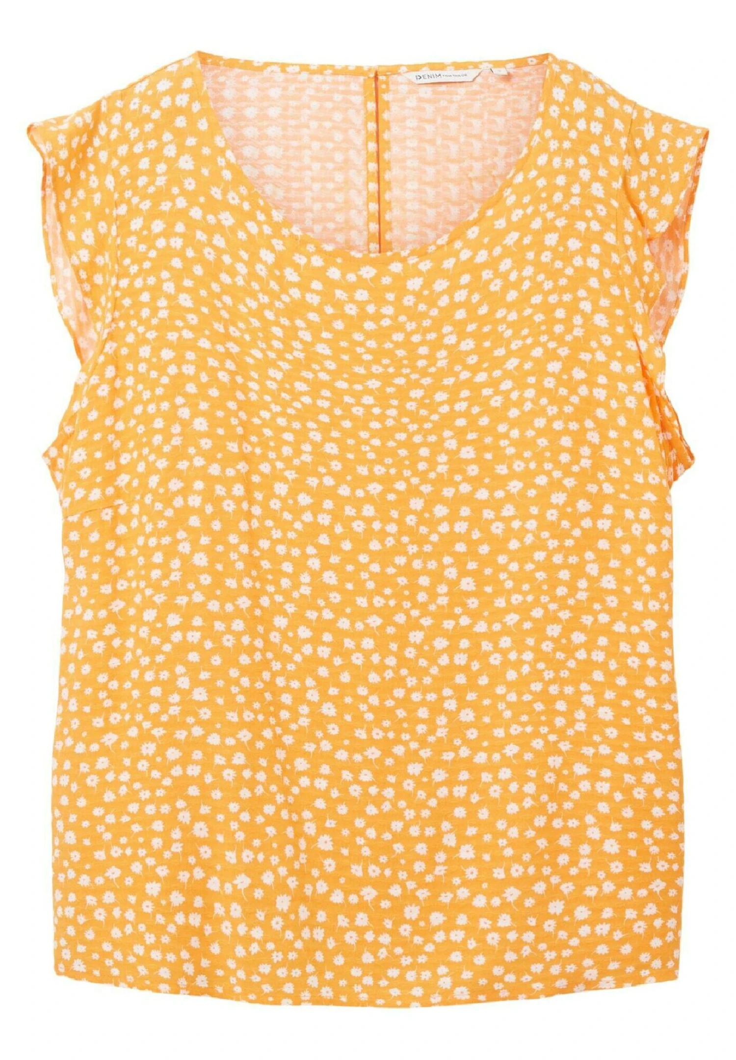 TOM TAILOR Denim Ärmellose CamicettaOrange Flower Print Donna Camicie E Bluse TO721E0OG-H11 7 TOM TAILOR Denim Ärmellose CamicettaOrange Flower Print Donna Camicie E Bluse TO721E0OG-H11 - immagine 5