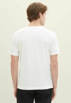 Tom Tailor Mit V Ausschnitt Im Doppelpack - T-Shirt Basic - White 10 Tom Tailor Mit V Ausschnitt Im Doppelpack - T-Shirt Basic - White -Tom Tailor 97612e21b62c473d82ff7af40b92b8d0