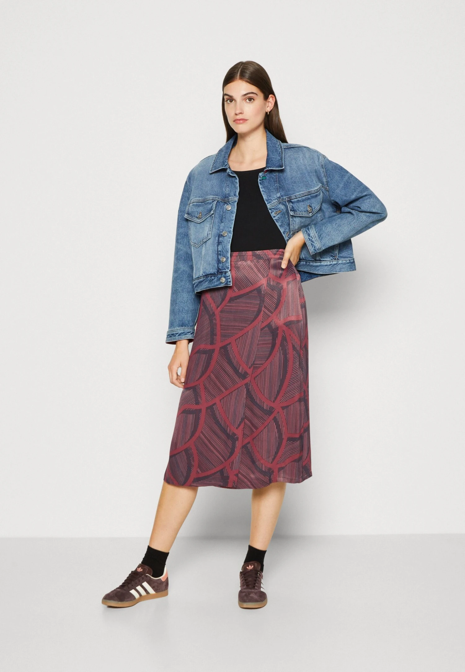 Tom Tailor Skirt Wrap PrintedGonna A PortafoglioNavy Donna Gonne TO221B0DR-G11 4 Tom Tailor Skirt Wrap PrintedGonna A PortafoglioNavy Donna Gonne TO221B0DR-G11 - immagine 2