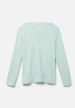 Tom Tailor Longsleeve Stripe HenleyMaglietta A Manica LungaOffwhite Green Stripe Donna T-shirt E Top TO221D152-M12 18 Tom Tailor Longsleeve Stripe HenleyMaglietta A Manica LungaOffwhite Green Stripe Donna T-shirt E Top TO221D152-M12 -Tom Tailor 99c626f99308464e9bdfb9bb7c2d5965