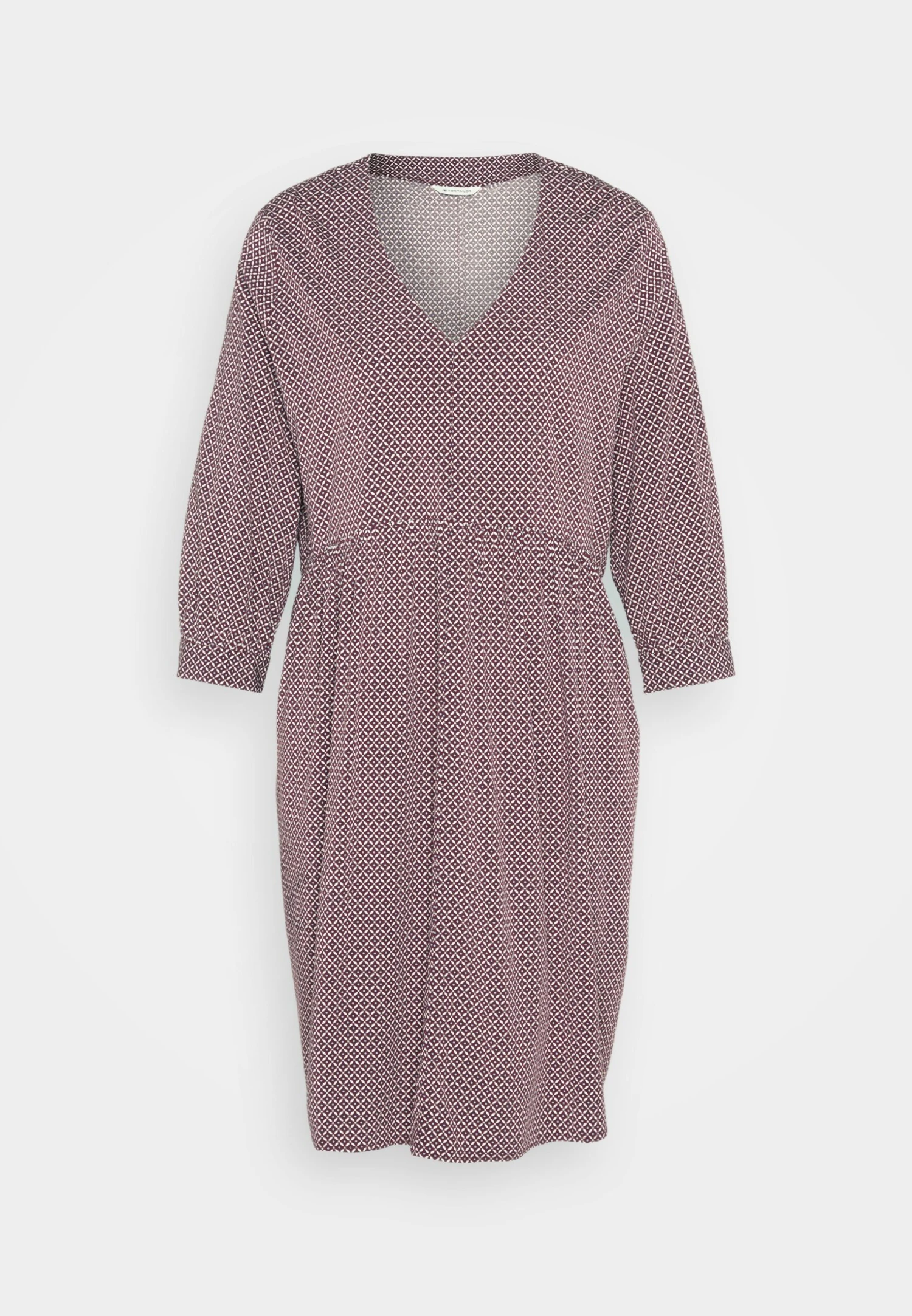 Tom Tailor Feminine V Neck Vestito EstivoBurgundy Donna Vestiti TO221C0RB-G11 7 Tom Tailor Feminine V Neck Vestito EstivoBurgundy Donna Vestiti TO221C0RB-G11 - immagine 5