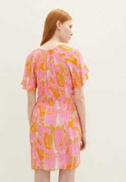 TOM TAILOR Denim Abito A CamiciaAbstract Pink Print Donna Vestiti TO721C0HE-J11 -Tom Tailor 9ac081393aaf456f94167913324c4e12