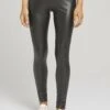 TOM TAILOR Denim Leather Look LeggingsLeggingsDeep Black Donna Pantaloni TO721A09G-Q11