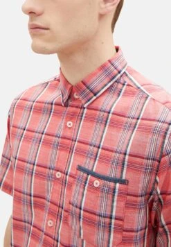 Tom Tailor Mit KaromusterCamiciaRot Uomo Camicie TO222D107-G11 -Tom Tailor 9b02c27fa28f4144b9c745923d8561c6
