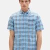 Tom Tailor Mit KaromusterCamiciaBlau Uomo Camicie TO222D107-K12 -Tom Tailor 9c47be5497df47099796171b4ced344e