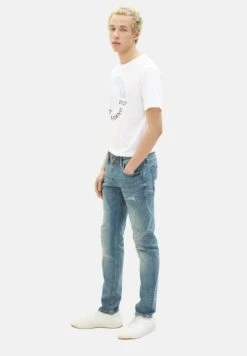 TOM TAILOR Denim Piers Slim- Jeans Slim Fit - Tinted Blue Denim 28 TOM TAILOR Denim Piers Slim- Jeans Slim Fit - Tinted Blue Denim -Tom Tailor 9c50d5db0ed44a0893f3a24355d763b3