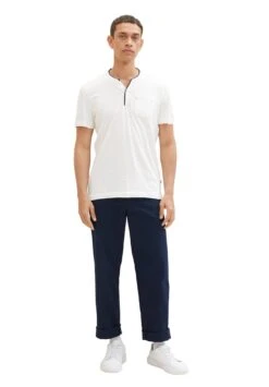 Tom Tailor Mit Aufgesetzter TascheT-Shirt BasicWeiß Uomo T-shirt E Polo TO222O1BL-A11 -Tom Tailor 9d7f2cb433ce431cb3a2f2f2d5c16e22