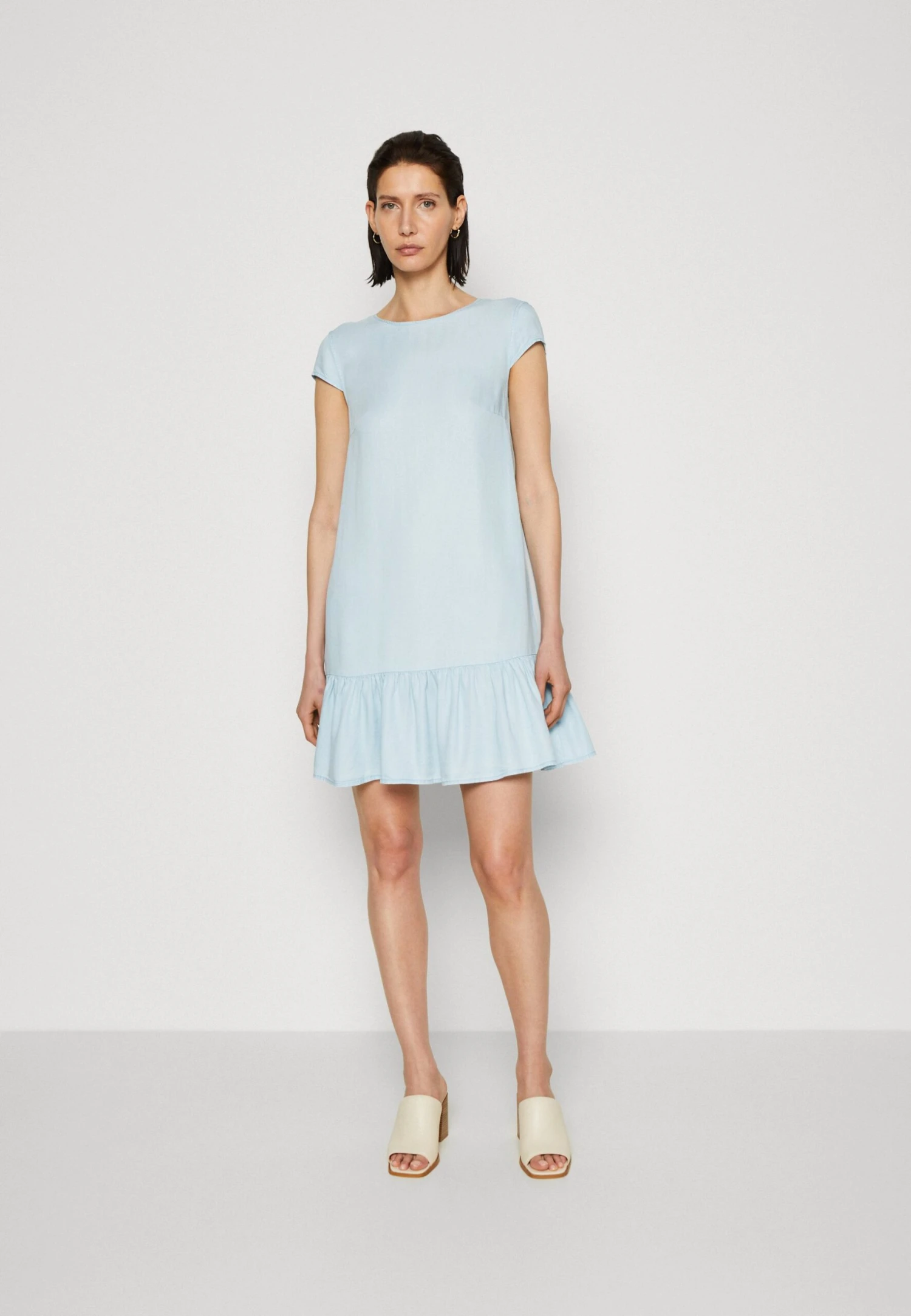 Tom Tailor DressVestito Di JeansBlue Denim Donna Vestiti TO221C0PP-K11 3 Tom Tailor DressVestito Di JeansBlue Denim Donna Vestiti TO221C0PP-K11