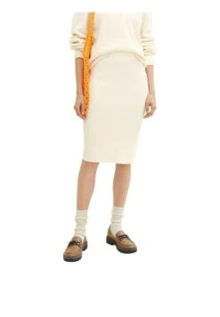 Tom Tailor Mit Rippstruktur Gonna A TubinoSoft Buttercream Donna Gonne TO221B0D5-A11 -Tom Tailor 9df5266ec244452d8c2a6d85fabbcac4