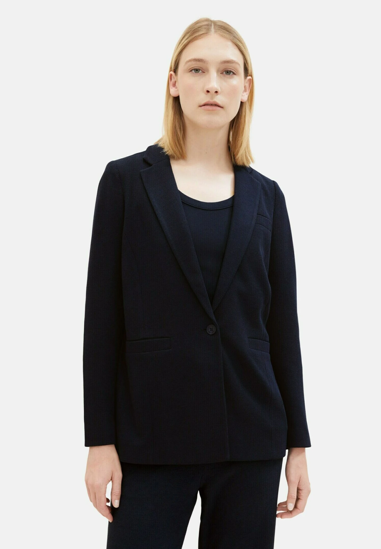 Tom Tailor Mit StrukturBlazerSky Captain Blue Donna Giacche E Blazer TO221G0D5-K11 7 Tom Tailor Mit StrukturBlazerSky Captain Blue Donna Giacche E Blazer TO221G0D5-K11 - immagine 5