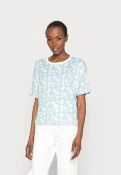 TOM TAILOR Denim Boxy Print TeeT-Shirt Con StampaLight Blue Daisy Donna T-shirt E Top TO721D0YE-K12