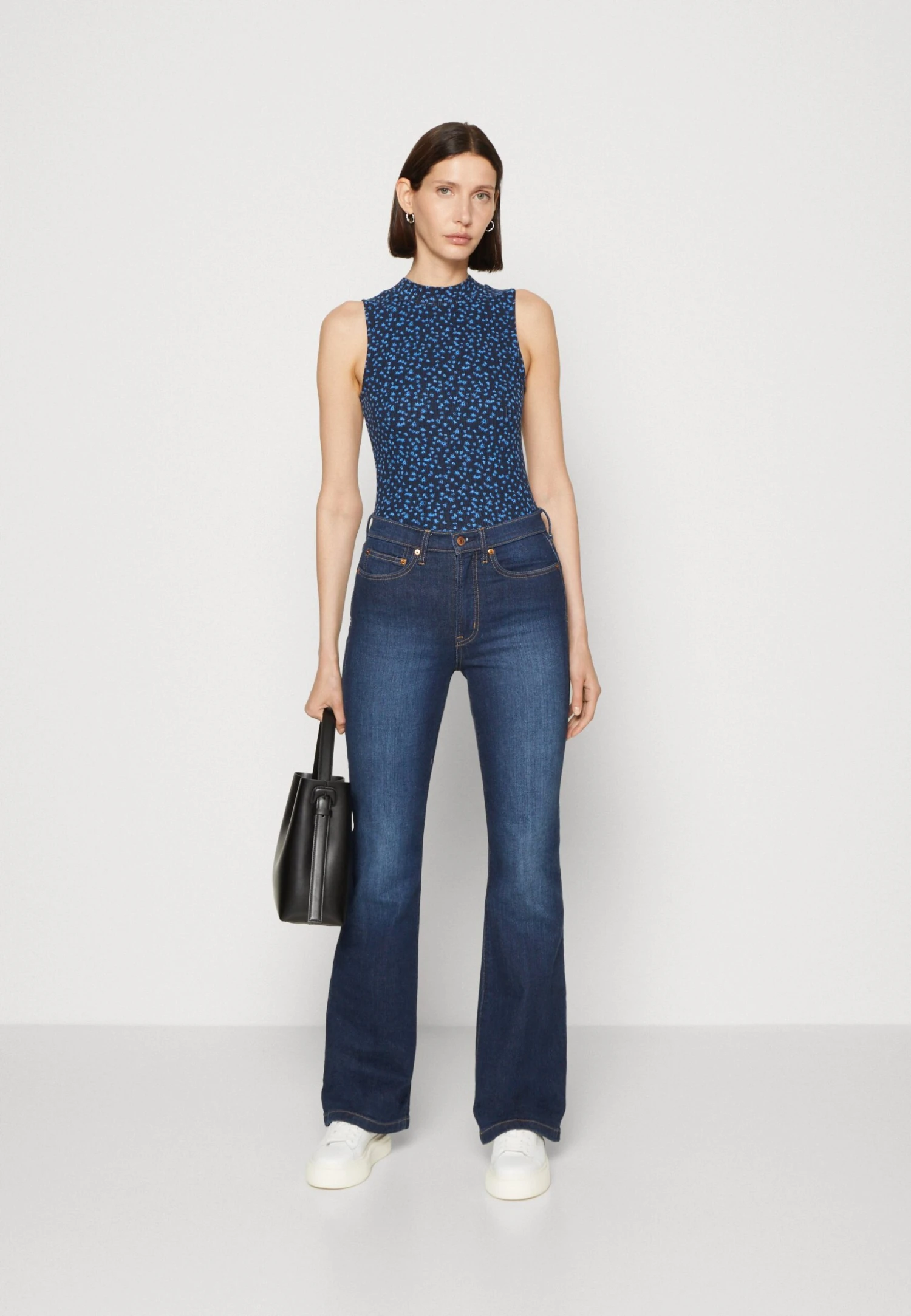 TOM TAILOR Denim MockneckTopNavy Blue Donna T-shirt E Top TO721D12Z-K11 4 TOM TAILOR Denim MockneckTopNavy Blue Donna T-shirt E Top TO721D12Z-K11 - immagine 2