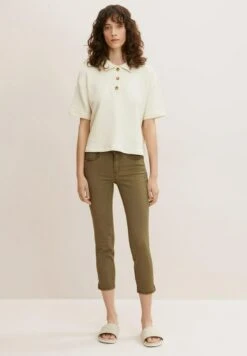 Tom Tailor Jeans Slim FitDry Greyish Olive Donna Jeans TO221N0DT-N11
