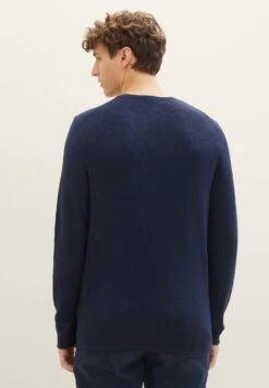 TOM TAILOR Denim Zigzag Structured CrewneckMaglioneSky Captain Blue Uomo Maglieria TO722Q080-K11 -Tom Tailor a424a6e0eb0f417699fdd5a861359d38