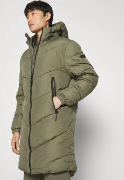 TOM TAILOR Denim Padded CoatCappotto InvernaleDusty Olive Green Uomo Cappotti TO722T07T-M11 -Tom Tailor a44ac34126614ac59a0a05f41e37866f
