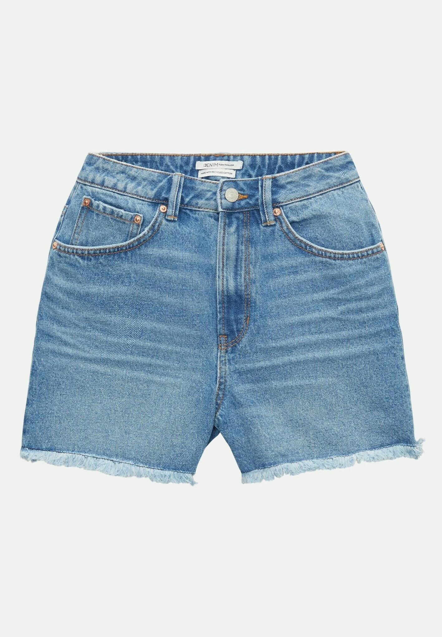 TOM TAILOR Denim MomShorts Di JeansUsed Mid Stone Blue Denim Donna Jeans TO721S03U-K11 13 TOM TAILOR Denim MomShorts Di JeansUsed Mid Stone Blue Denim Donna Jeans TO721S03U-K11 - immagine 11