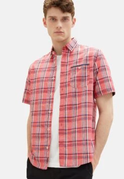 Tom Tailor Mit KaromusterCamiciaRot Uomo Camicie TO222D107-G11 -Tom Tailor a73e9732061d49f4a0fbc27261b76659