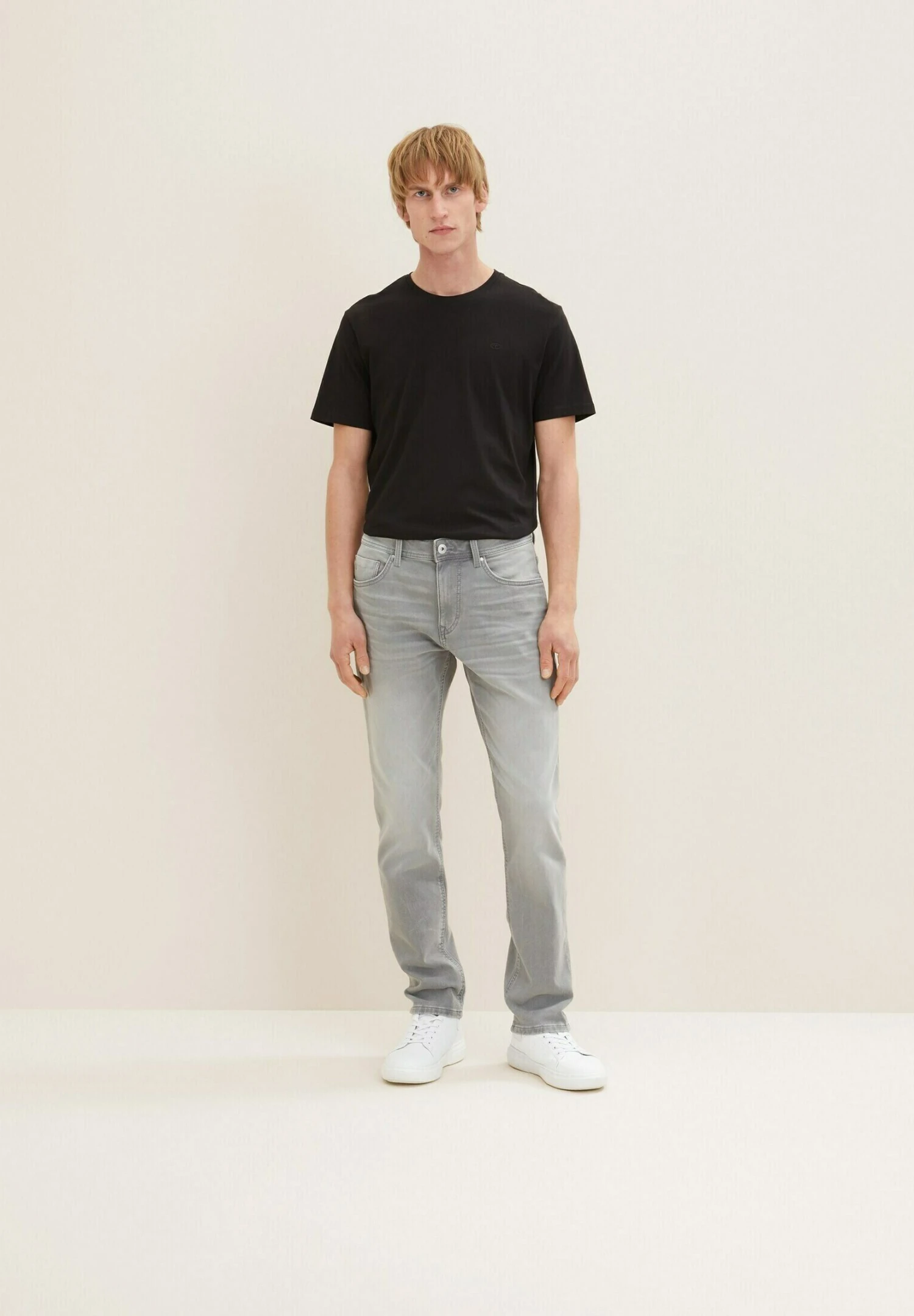 Tom Tailor Jeans Slim FitUsed Light Stone Grey Denim Uomo Jeans TO222G0B7-C11 4 Tom Tailor Jeans Slim FitUsed Light Stone Grey Denim Uomo Jeans TO222G0B7-C11 - immagine 2