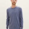 Tom Tailor Basic V Neck- Maglione - Vintage Indigo Blue Melange -Tom Tailor a897bbc6ae3145faaea328a69823c751