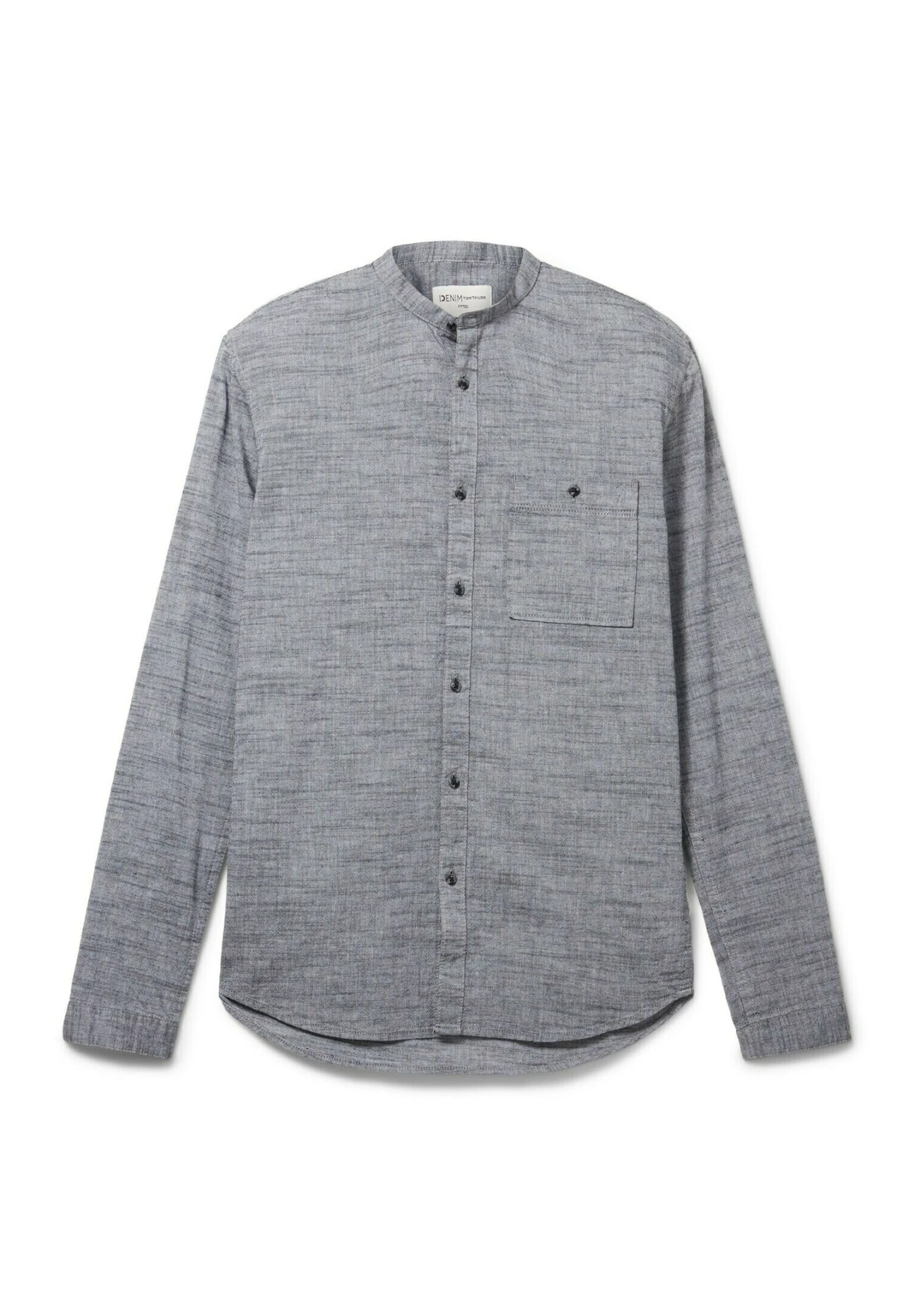 TOM TAILOR Denim Mit BrusttascheCamiciaBlack White Chambray Uomo Camicie TO722D0RJ-Q11 7 TOM TAILOR Denim Mit BrusttascheCamiciaBlack White Chambray Uomo Camicie TO722D0RJ-Q11 - immagine 5