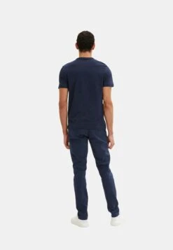 Tom Tailor Mit RundhalsausschnT-Shirt BasicBlau Uomo T-shirt E Polo TO222O1A3-K11