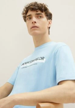 TOM TAILOR Denim T-Shirt Con StampaWashed Out Middle Blue Uomo T-shirt E Polo TO722O1AK-K12 -Tom Tailor aa56023b9a734ffea9f22b64fb8e4952