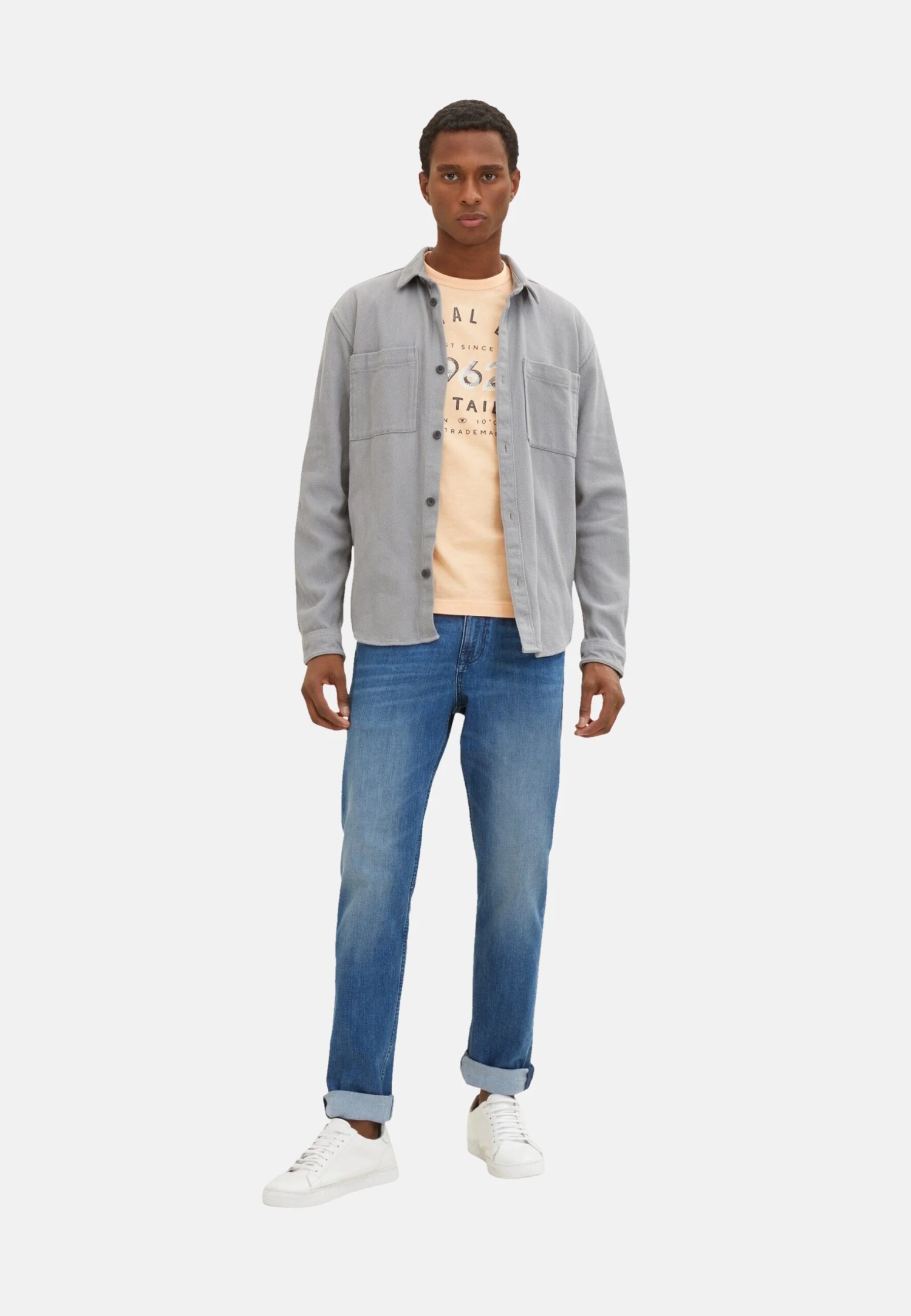 Tom Tailor T-Shirt Con StampaOrange Uomo T-shirt E Polo TO222O196-H11 4 Tom Tailor T-Shirt Con StampaOrange Uomo T-shirt E Polo TO222O196-H11 - immagine 2