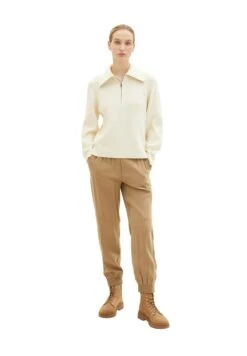 Tom Tailor Pantaloni SportiviSplashed Clay Beige Donna Pantaloni TO221A0J5-B11