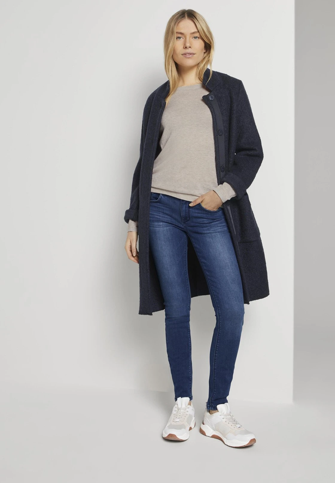 Tom Tailor Alexa Jeans Skinny FitDark Stone Wash Denim Donna Jeans TO221N0AY-K11 4 Tom Tailor Alexa Jeans Skinny FitDark Stone Wash Denim Donna Jeans TO221N0AY-K11 - immagine 2