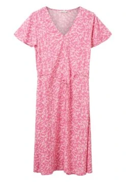 Tom Tailor Midi Mit StoffgürtelVestito EstivoPink Geo Design Donna Vestiti TO221C0QQ-J12 -Tom Tailor acdcfa40e488446b9829577bf73808ef