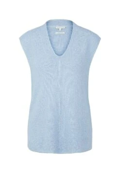 Tom Tailor In Melange-Optik - Top - Dreamy Blue Melange -Tom Tailor ae8f3fbd6c3840fe94aad623cfb4f48f