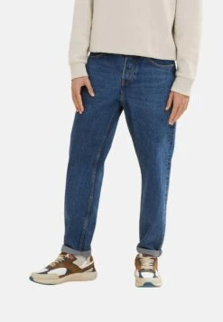 TOM TAILOR Denim Jeans A SigarettaUsed Mid Stone Blue Denim Uomo Jeans TO722G0BR-K12