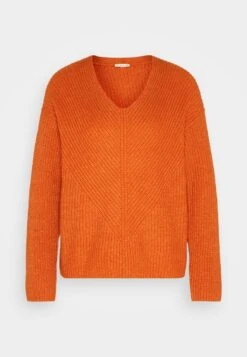 Tom Tailor V NeckMaglioneGold Flame Orange Melange Donna Maglieria TO221I0TQ-H11 -Tom Tailor b0985539842d4482b0bcd812e5e4b8b0