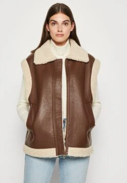 TOM TAILOR Denim VestSmanicatoRoasted Coffee Brown Donna Giacche E Blazer TO721U057-O11 -Tom Tailor b1063c45e14247418ea9616ba135419f