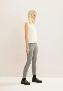 Tom Tailor Mit TeilungsnähtenPantaloniTarmac Beige Ck Check Design Donna Pantaloni TO221A0HV-C11 -Tom Tailor b1a75309146f472c98c632621f6b9ef7