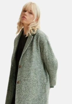TOM TAILOR Denim Cappotto ClassicoGreen Dust Herringbone Donna Cappotti TO721U04S-M11 -Tom Tailor b2214dc396c64db9bf6ebdc468ef4f20