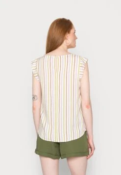 TOM TAILOR Denim Sleeve TopCamicettaVertical Multicolor Stripe Donna Camicie E Bluse TO721E0M3-T11 -Tom Tailor b25ce1aca5934070bb702fcc0d07ad59