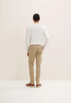 Tom Tailor Slim Cut ChinosChinoEverglade Beige Uomo Pantaloni TO222E07X-B11 -Tom Tailor b2764c5f790a4a0dbac475d81731ec66