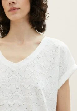 Tom Tailor T-Shirt BasicWhisper White Donna T-shirt E Top TO221D1J6-A11 -Tom Tailor b30b557a655b4da7aac3ca1f96c44f2f