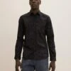Tom Tailor Mit Allover-Print CamiciaBlack Geometric Design Uomo Camicie TO222D0XM-Q11 -Tom Tailor b36e09b082cb492987aa3fe607726a7b