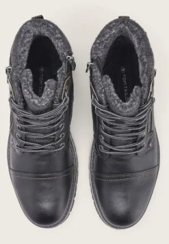 Tom Tailor Licence Gefütterte Stivaletti StringatiBlack Uomo Stivaletti/Stivali TO212K04N-Q11 -Tom Tailor b3cb6bcfaf50459baabce3da8c2b4345