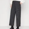Tom Tailor Pants CulottePantaloniGrey Black Donna Pantaloni TO221A0IV-Q11