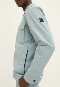 Tom Tailor Mit Aufgesetzten Taschen Giacca Da Mezza StagioneLight Ice Blue Uomo Giacche TO222T0E8-K11 -Tom Tailor b4f11d591c8649e994c2d9da65e90838