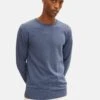 Tom Tailor Basic Crew Neck - Maglione - Vintage Indigo Blue Melange