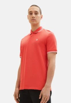 TOM TAILOR Denim With Tipping - Polo - Rot -Tom Tailor b585bc3073a442e0ad1edd0d6e573baf