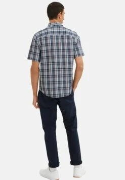 Tom Tailor Mit Karomuster - Camicia - Navy Colorful Check -Tom Tailor b5908fe76c304d12a39a9b64b4fb98a8