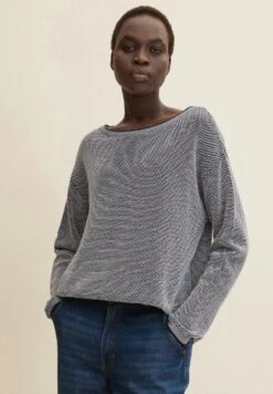 Tom Tailor StructuredMaglioneNavy Bubble Structure Donna Maglieria TO221I0RA-K11
