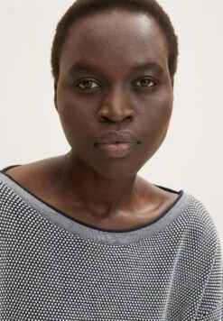 Tom Tailor StructuredMaglioneNavy Bubble Structure Donna Maglieria TO221I0RA-K11 -Tom Tailor b6ed99962fe14aaa8b2631d6bcb5c90a