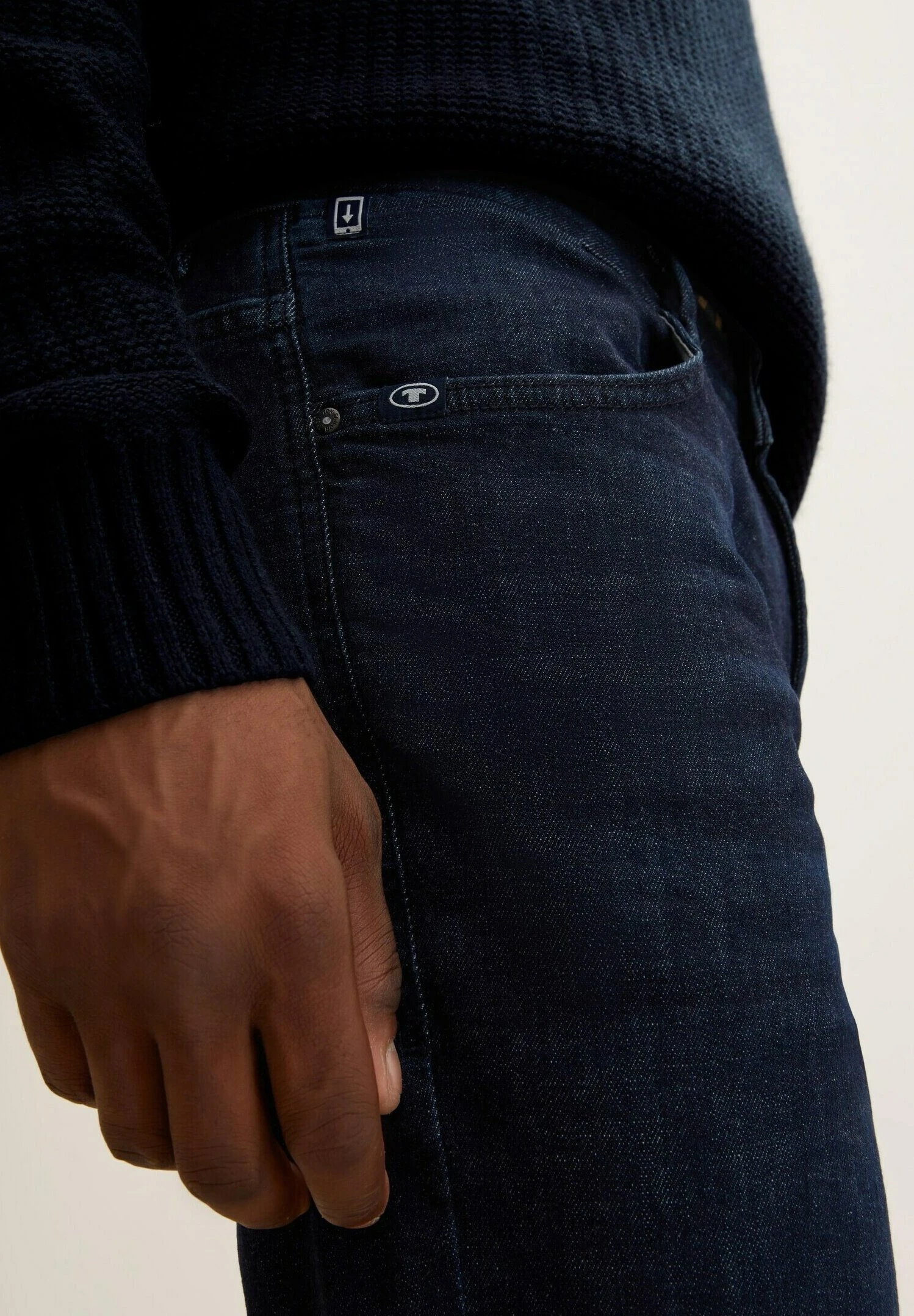 Tom Tailor JoshJeans A SigarettaUsed Dark Stone Blue Denim Uomo Jeans TO222G0AJ-K13 6 Tom Tailor JoshJeans A SigarettaUsed Dark Stone Blue Denim Uomo Jeans TO222G0AJ-K13 - immagine 4