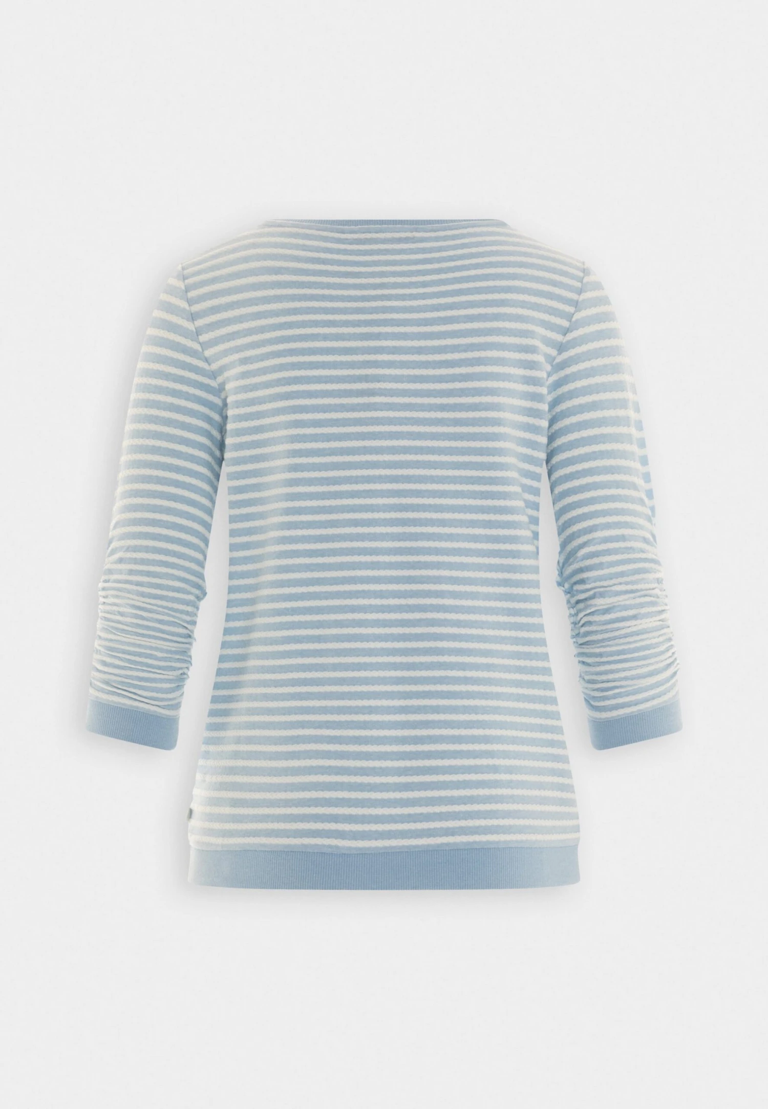 TOM TAILOR Denim Striped Jacquard - Felpa - Midblue White 8 TOM TAILOR Denim Striped Jacquard - Felpa - Midblue White - immagine 6